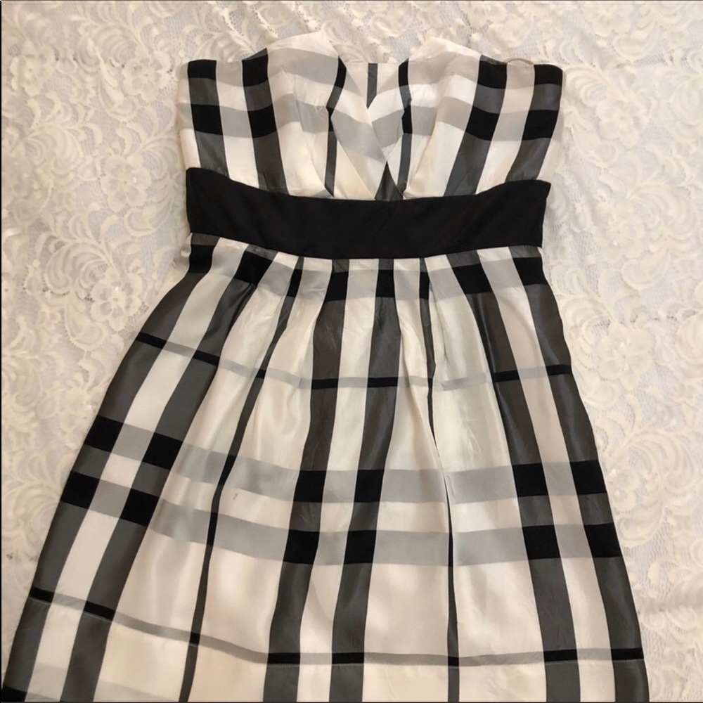 White House Black Market strapless dress